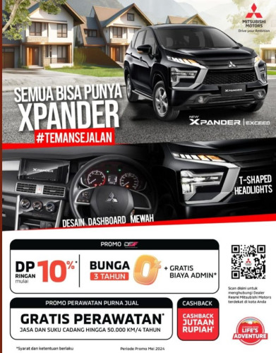 Promo Mitsubishi Xpander Cross 2026