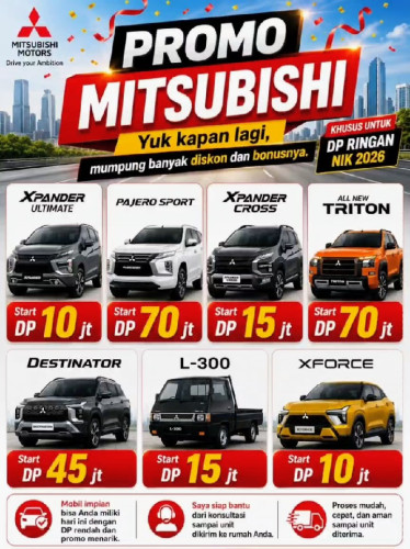 Dealer Mitsubishi Cibubur Cakung Kalimalang Raden inten Pulo gadung Kelapa Gading Matraman 